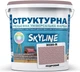 Краска цветная структурная SkyLine 3020-R 24 кг Пудровый (4821044021839) - изображение 1