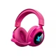 Геймерська бездротова (Bluetooth + 2,4G) гарнітура MCHOSE X9, 7.1 RGB, PC/PS4/PS5/Switch/Xbox Rose Red/Рожеві (X9B) - изображение 1
