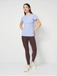 Футболка хлопковая женская Puma Ess Small No. 1 Logo Tee (S) 68237360 XS Intense Lavender (4069161935329) - изображение 3