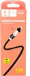 Кабель магнітний Denmen D09L Lightning-USB Чорний (DN-D09L-BK) - зображення 4
