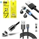 Кабель магнитный Denmen D09E 3 в 1 Lightning, Type-C, Micro-USB Черный (DN-D09E-BK) - изображение 4