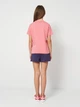 Подростковый летний комплект (футболка + шорты) для девочки Puma Essentials No.1 Logo 68630725 170-176 см Wild Pink (4069161973208) - изображение 2