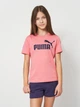 Подростковый летний комплект (футболка + шорты) для девочки Puma Essentials No.1 Logo 68630725 158-164 см Wild Pink (4069161973246) - изображение 3