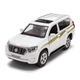 Металлическая машинка белая Toyota Prado - изображение 1
