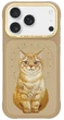 Etui Nimmy Lucky Fashion Cat MagSafe do iPhone 17 Pro Brown (6971080311512) - obraz 1