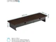Підставка для дисплея OfficePro MR145DW Dark Wood/Black - зображення 2