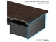 Підставка для монітора OfficePro MR161DW Dark Wood/Black - изображение 6