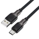 Кабель Acefast C10-04 1.2 м, USB 2.0, USB-A to Type-C, 3A, черный - изображение 3