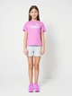 Детский летний комплект (футболка + шорты) для девочки Puma Essentials No.1 Logo 68630774 122-128 см Mauve Pop (4069161993398) - изображение 1