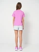 Детский летний комплект (футболка + шорты) для девочки Puma Essentials No.1 Logo 68630774 134-140 см Mauve Pop (4069161993404) - изображение 2
