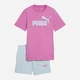 Детский летний комплект (футболка + шорты) для девочки Puma Essentials No.1 Logo 68630774 122-128 см Mauve Pop (4069161993398) - изображение 10