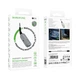 Автомобільний Bluetooth адаптер Borofone BC51 Clear Way AUX BT 5.4 Grey - изображение 7