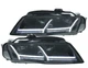 Передні альтернативна тюнінг оптика фари LED на Audi A4 B8 FULL LED Q7 08-12 комплект Ауді А4 L3729 - зображення 1