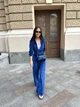 Жіночий велюровий костюм худі з штанами Uaclothes 50-52 Синій (like34786-152061358) - изображение 1
