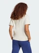 Футболка хлопковая женская Adidas Essentials Small Logo Cotton Sportswear JI6079 XS Beige/White (4067902850283) - изображение 2