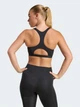 Спортивный топ для бега женский Adidas Optime Essentials Workout Zip-Front Medium Support Bra KB4386 M Black (4068822542876) - изображение 2