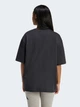 Футболка хлопковая длинная женская Adidas House Of Tiro Graphic T-Shirt KB7170 M Black (4068814079120) - изображение 2
