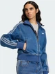 Джинсовая куртка женская Adidas Originals Firebird Track Top Denim KD2913 L Medium Vintage Denim (4068822006323) - изображение 4