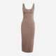 Платье миди летнее женское Adidas Originals Essentials Rib Tank Maxi Dress Washed KE3167 S Earth Strata (4068821220973) - изображение 6