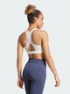 Спортивный топ для фитнеса женский Adidas Powerreact Graphic Bra JE3771 S White (4067893049055) - изображение 2