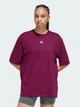 Футболка хлопковая оверсайз длинная женская Adidas Originals Essentials Boyfriend KD1373 XL Maroon (4068821580541) - изображение 1