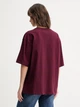 Футболка хлопковая оверсайз длинная женская Adidas Originals Essentials Boyfriend KD1373 XL Maroon (4068821580541) - изображение 7