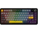 Клавіатура бездротова Ajazz AK820 MAX Plus, Black/Gray/Yellow, Bluetooth / USB 2.4GHz / Type-C, механічна (перемикачі Daydream), 81 кнопка, RGB підсвічування, 0.85' TFT екран, колесо прокурутки, радіус дії до 10 м, кабель 1.6 м - зображення 1