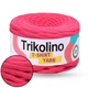 Трикотажная пряжа Trikolino 7-9mm M, Малина, 60м, для вязания корзин, ковриков, сумок, косметичек, Триколино - изображение 1