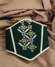 Жіночий вишитий корсет Ztclothes Орнамент L Смарагдовий (ZTCLKORORNSM) - изображение 1