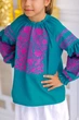 Вишиванка для дівчинки Trend Тетянка 110 Зелений (SOLD2215) - зображення 3