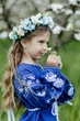 Вишита сукня для дівчинки Trend Троянда 92 Синій (SOLSUD2222) - изображение 5
