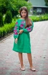 Вишита сукня для дівчинки Trend Магнолія 98 Зелений (SOLSUD2233) - зображення 5