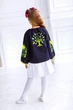 Вишиванка для дівчинки Trend Неонове 110 Чорний (SOLD2218) - изображение 5