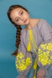 Вишиванка для дівчинки Trend Жовті 158 Сірий (SOLD2241) - зображення 4