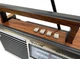 Радиоприемник Golon RX-1138D Bluetooth портативное радио работа от сети аккумулятора батареек AM/FM/SW USB/TF/SD 18650 Коричневый - изображение 7