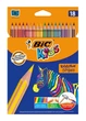 Олівці кольорові BIC Evolution Stripes 18 кольорів bc950524 - изображение 1