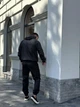Спортивный мужской костюм Windrunner & President: городской защитный комплект для города и активного отдыха чёрный/S - изображение 3