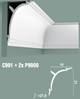 Гладкий карниз Orac Decor C991 - изображение 2