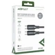 Дата кабель Acefast C17-03 Type-C to Type-C 60W (1.2m) Black - изображение 2