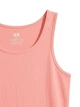Майка для девочки хлопковая H&M 05001335 158-164см (12-14 лет) Розовая - изображение 2