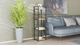 Этажерка 4/34 Ferrum-decor Серии Конект 120x34x28 черный ДСП Дуб Артизан 16мм (FRD-104273) - изображение 2