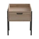 Тумба модульна Ferrum-decor Бетті 540x450x320 метал Чорний ДСП Дуб Сан-Марино 16 мм (FRD-105508) - зображення 1