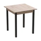 Стол кухонный Ferrum-decor Агата 75x80x80 Черный ДСП Сан-Марино 16мм (FRD-105637) - изображение 1