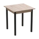 Стіл кухонний Ferrum-decor Агата 75x90x90 Чорний ДСП Сан-Марино 16мм (FRD-105640) - зображення 1
