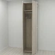 Шафа Гардероб Уні секція 6 серії Конект Ferrum-decor 220x60x50см Білий метал ДСП Дуб Сонома 16 мм (FRD-104581) - зображення 1