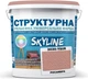 Краска цветная структурная SkyLine 3030-Y80R 4.8 кг Росамбра (4821044022003) - изображение 1