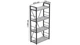 Этажерка 4/60 Ferrum-decor Серии Конект 120x60x28 черный ДСП Бетон 16мм (FRD-105552) - изображение 7