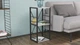 Этажерка 3/34 Ferrum-decor Серии Конект 73x34x28 черный ДСП Бетон 16мм (FRD-104291) - изображение 3