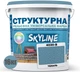 Краска цветная структурная SkyLine 4030-B 16 кг Теналь (4821044022140) - изображение 2