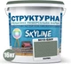 Краска цветная структурная SkyLine 5010-G30Y 16 кг Хаума (4821044022188) - изображение 2